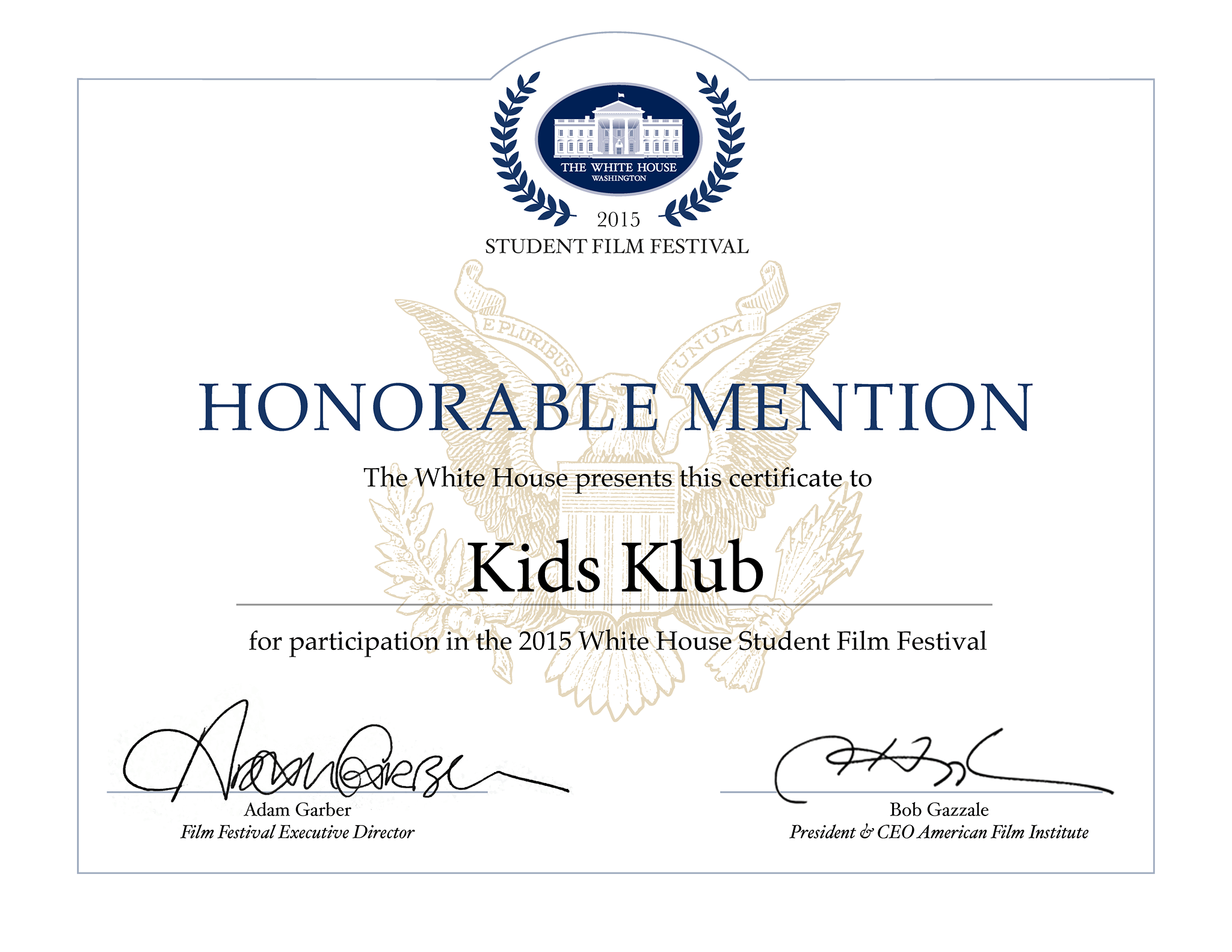 kids-klub-students-awarded-honorable-mention-in-whitehouse-student-film