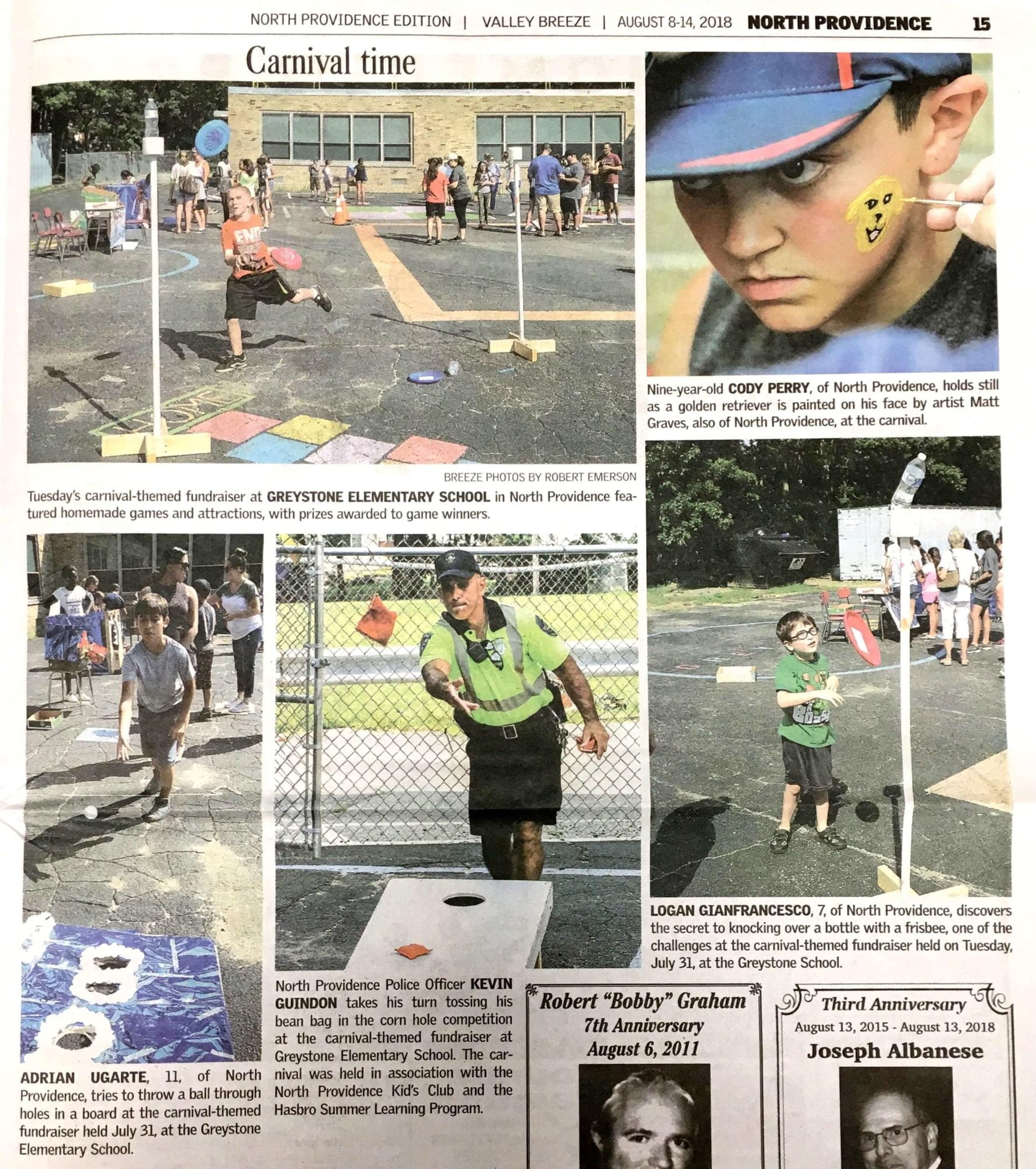 Valley Breeze article Kids Klub Summer Program culminating event